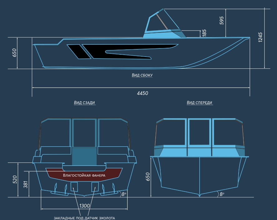 Моторная лодка Swimmer 450 Z