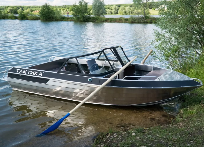 Лодка алюминиевая Тактика 430 DC