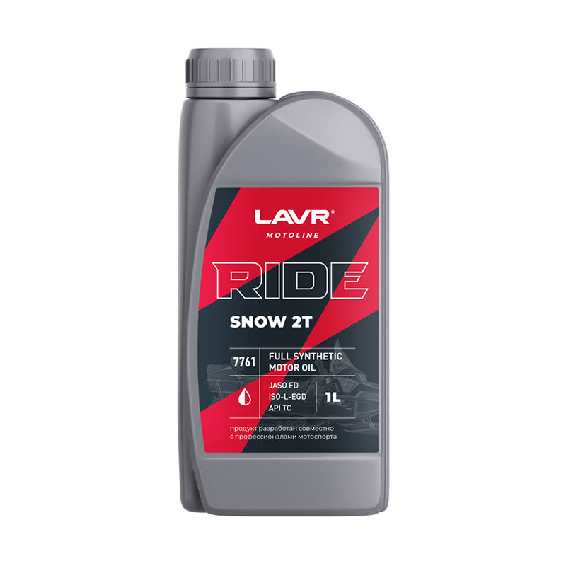 LAVR MOTO Моторное масло RIDE SNOW 2Т FD, 1 л