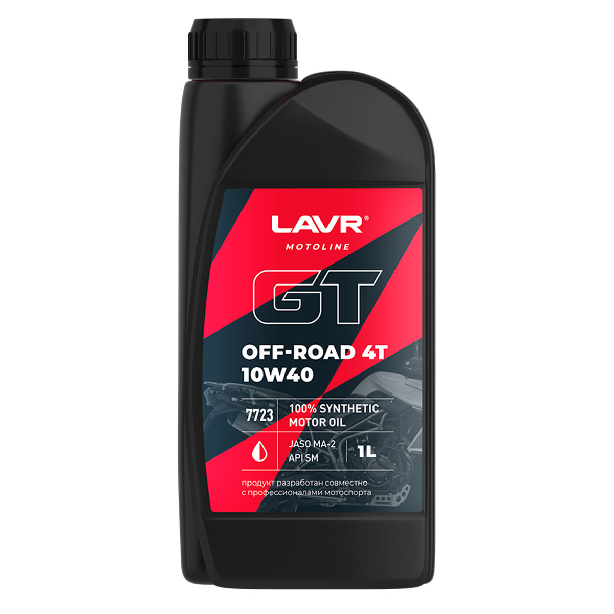 LAVR MOTO Моторное масло GT OFF ROAD 4T 10W40 SM, 1л