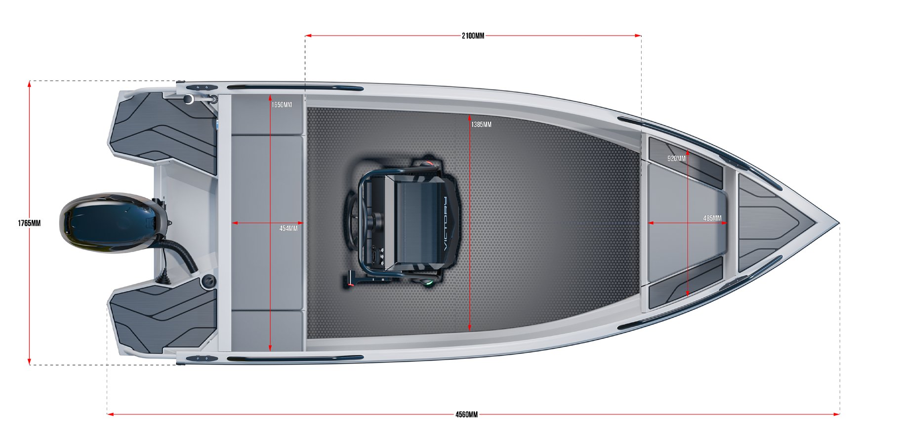 Алюминиевая лодка Victory A2