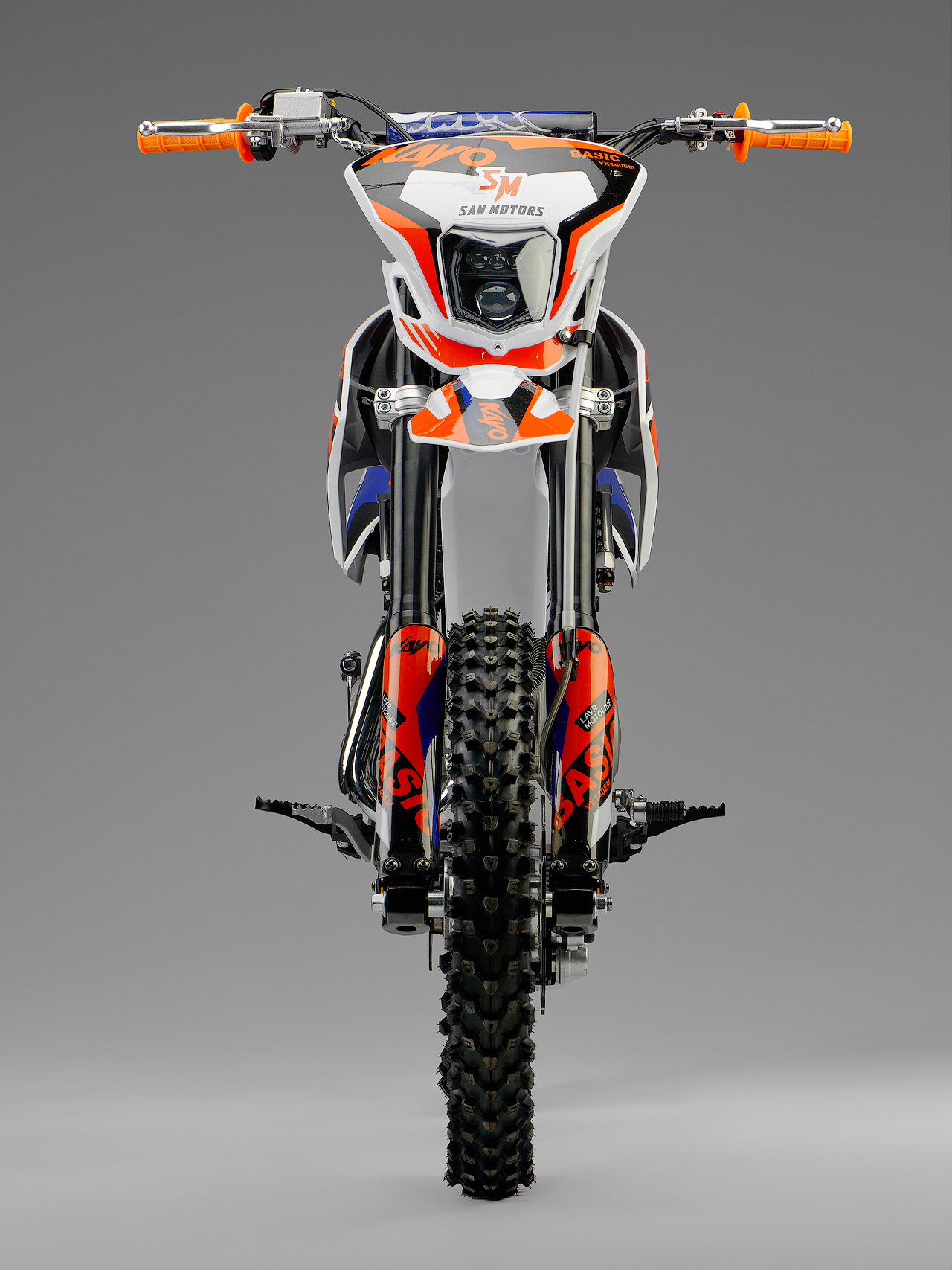 Питбайк KAYO BASIC YX140EM 17/14 KRZ 26 (механ. сцепл., эл. стартер)