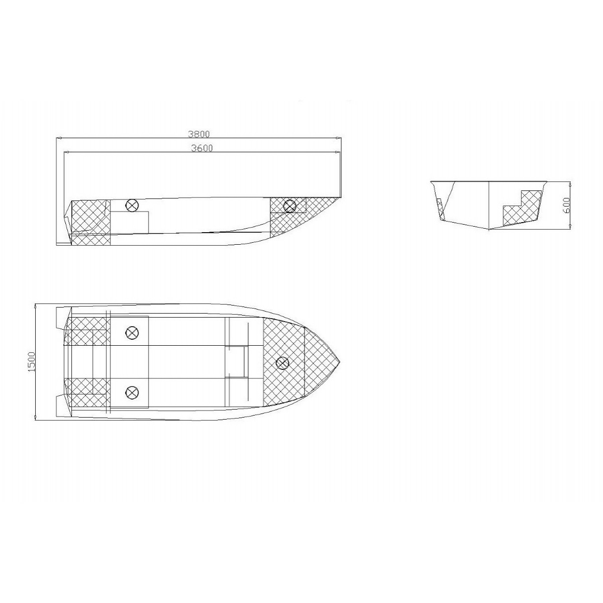 Лодка АВАНГАРД 3.6 Р