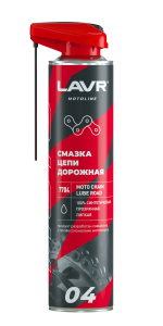 LAVR смазка цепи дорожная 520 мл