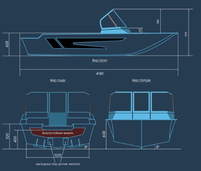 Моторная лодка Swimmer 400 R