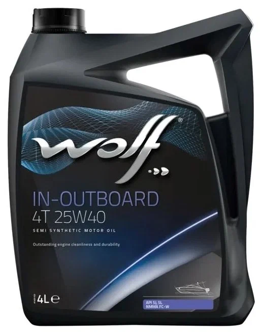 Wolf In-Outboard 25W40 4л