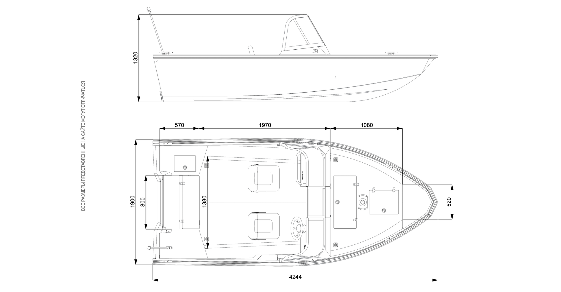 лодка WINDBOAT Evo 4.2 DC