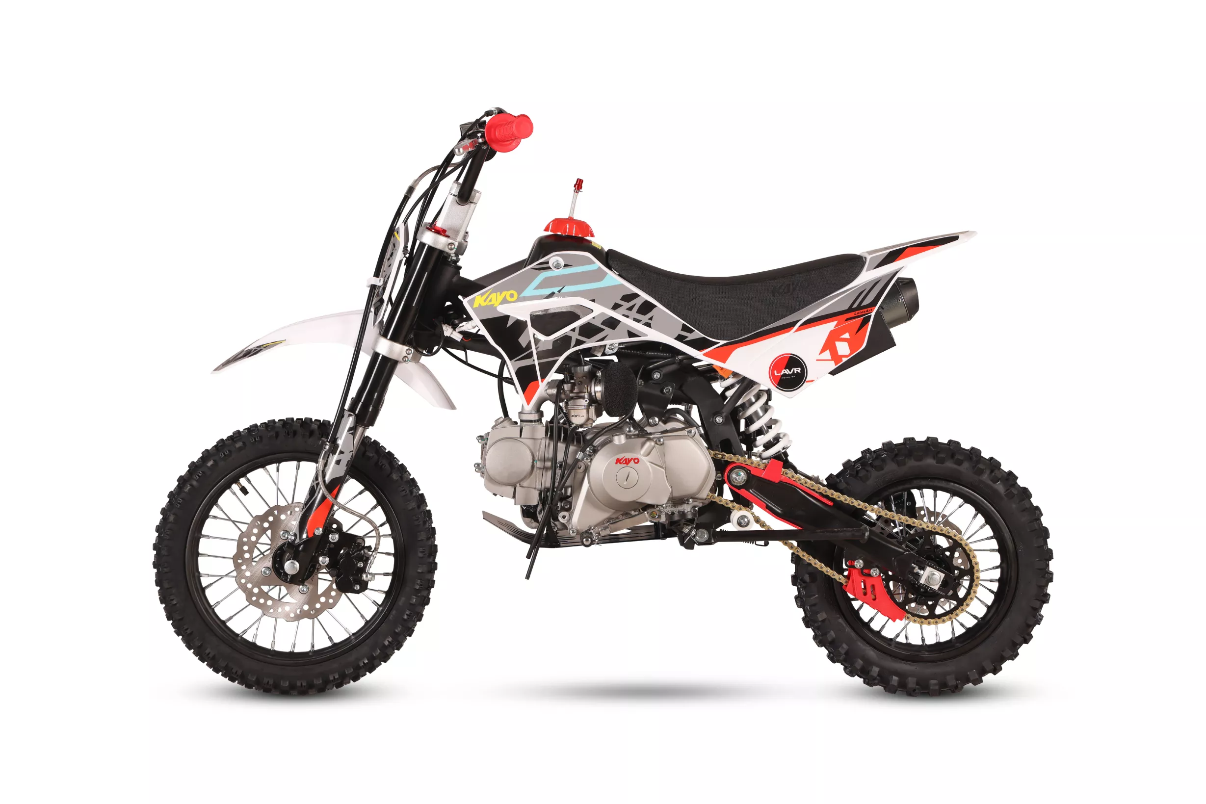 Питбайк KAYO MINI К125EM 14/12 (механ. сцепл., эл. стартер, 2026 г.)