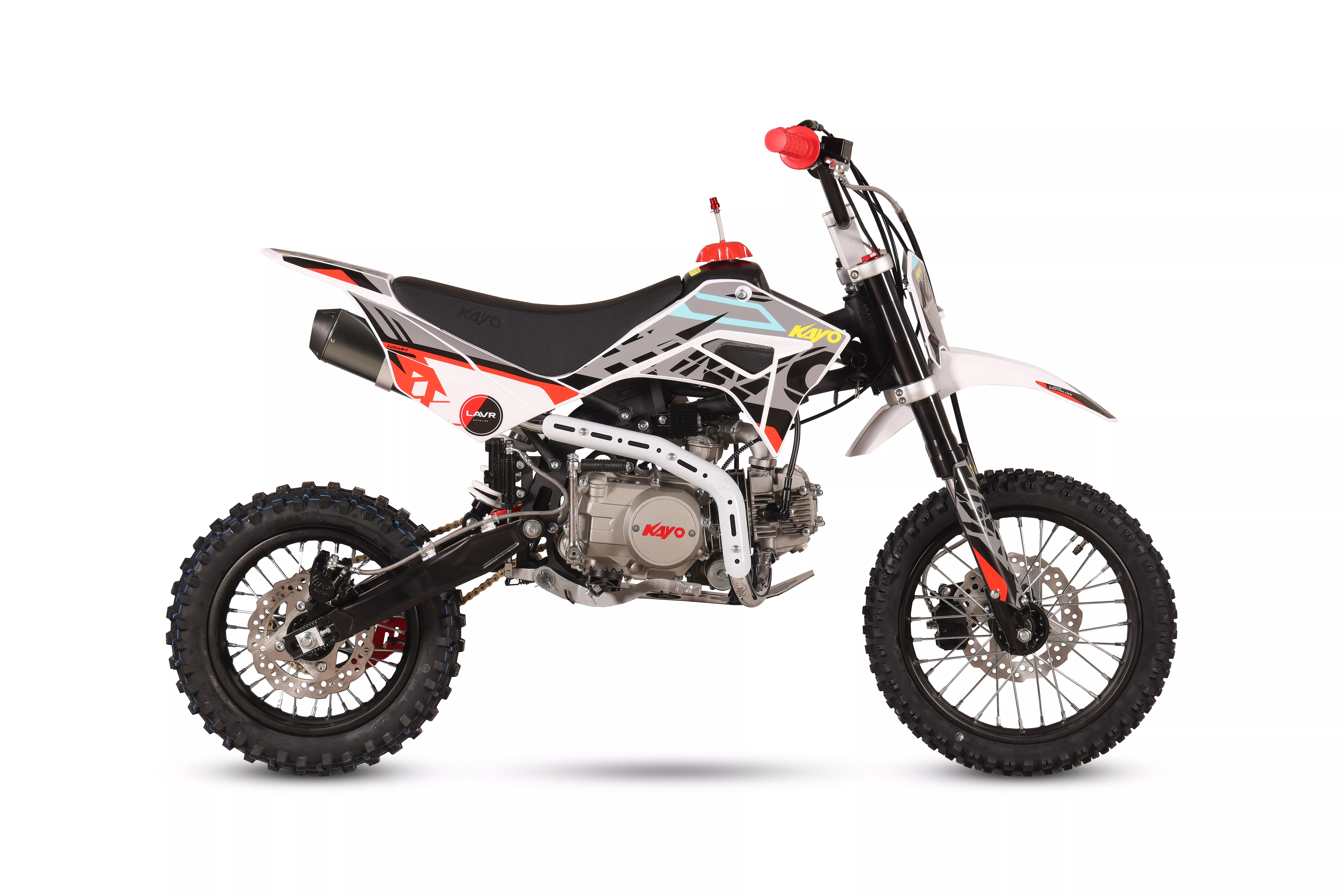 Питбайк KAYO MINI К125EM 14/12 (механ. сцепл., эл. стартер, 2026 г.)